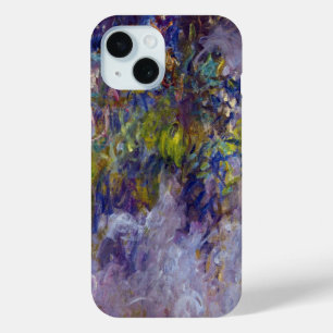 ウィステリア(離れ半分)by Claude Monet iPhone 15ケース