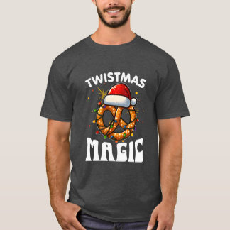 ウィストマス魔法クリスマススペシャルプレッツェルフレンド Tシャツ