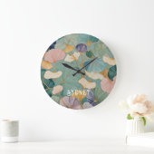 ウィスパステルジンコ ラージ壁時計 (ホーム)