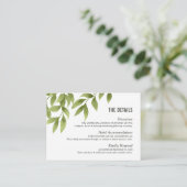 ウィスパリングウィロ結婚ーズ水彩詳細 エンクロージャーカード (スタンド正面)