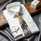 ウィスパリングウィンズ抽象芸術アートタイ ネクタイ