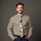 ウィスパリングウィンズ抽象芸術アートタイ ネクタイ