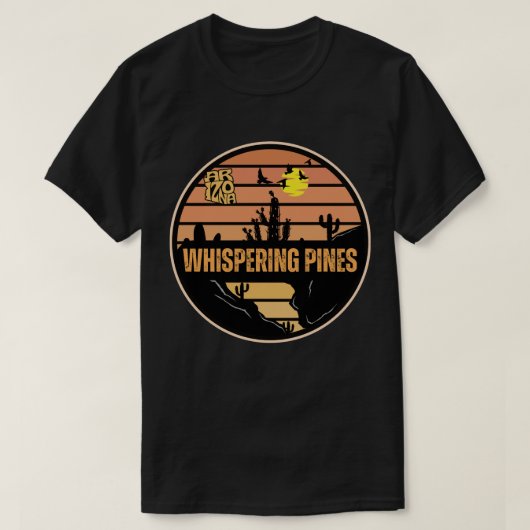 ウィスパリングパインズ, アリゾナ州 Tシャツ (デザイン正面)
