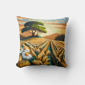 ウィスパリング小麦 クッション (正面)