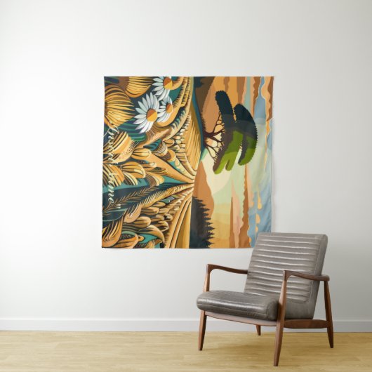 ウィスパリング小麦 タペストリー (インサイチュ(横))