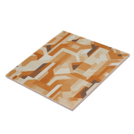 ウィスパリング風の繊細なアプリコット波 タイル