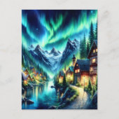 ウィスパリング・ウッズの魅惑のキャビン ポストカード (正面)