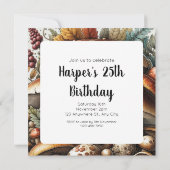 ウィスパリング・ウッズ:シームレスマッシュルーム・パターン・コレック 招待状 (裏面)