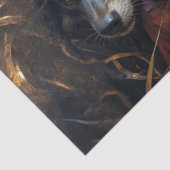 ウィスパリング・ウッズ – リトル・レッドとブラック・オオカミ 薄葉紙 (詳細)