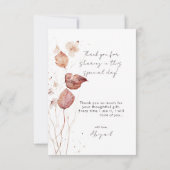 ウィスパーズ秋ブライダルシャワー サンキューカード (裏面)