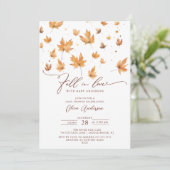 ウィスパーズ秋ベビーシャワー招待状 招待状 (スタンド正面)