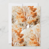 ウィスパーズ秋ベビーシャワー招待状 招待状 (裏面)