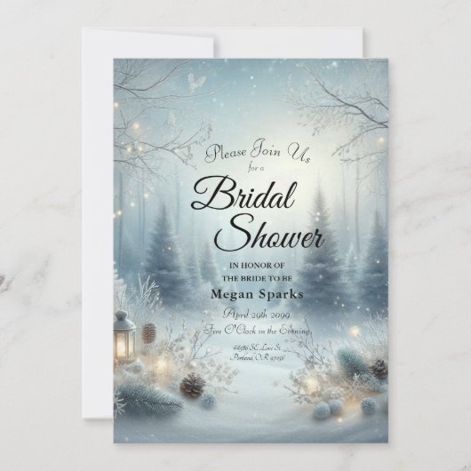 ウィスパーズ・オブ・ザ・ウィンター・至 招待状 (正面)