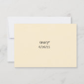 ウィスパーズ・オブ・ブルーム　出欠確認カード 出欠カード (裏面)