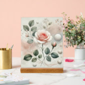 ウィスパーバラ – 夢のような水の色のエレガンス アクリルサイン (ウェディング)