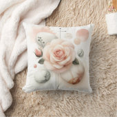 ウィスパーバラ – 夢のような水の色のエレガンス クッション (ブランケット)