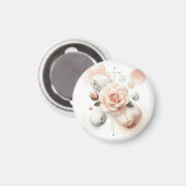 ウィスパーバラ – 夢のような水の色のエレガンス マグネット (正面/裏面)