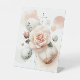 ウィスパーバラ – 夢のような水の色のエレガンス 台座サイン