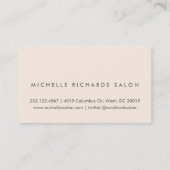 ウィスパーピンクエレガントミニマルロイヤリティカード ロイヤリティカード (裏面)