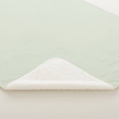 ウィスパー緑無地の色 シェルパブランケット (3/4)