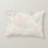 ウィスパー花びら – ソフトパステルフローラフロー アクセントクッション (裏面)