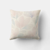 ウィスパー花びら – ソフトパステルフローラフロー クッション (裏面)