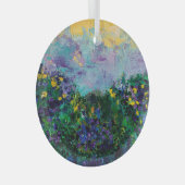 ウィスパー開花 ガラスオーナメント (正面右)