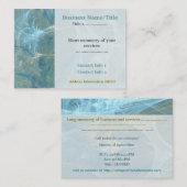 ウィスパー3D抽象芸術フラクタル実在エステート弁護士 名刺 (正面/裏面)