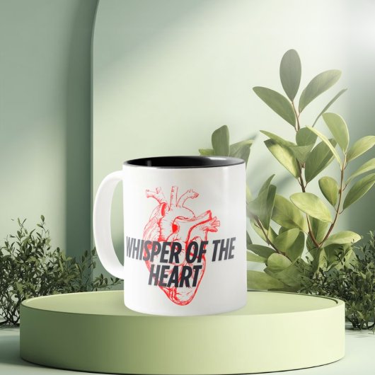 ウィスパー・オブ・ザ・ハート – ミニマエレガントリスト ツートーンマグカップ