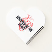 ウィスパー・オブ・ザ・ハート – ミニマエレガントリスト ノートブック (裏面)