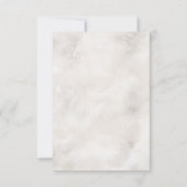 ウィスパー&赤面ウェディング日付カードを保存 セーブザデート (裏面)