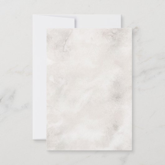 ウィスパー&赤面ウェディング日付カードを保存 セーブザデート (裏面)