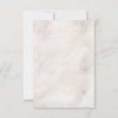 ウィスパー&赤面結婚の3食選択RSVPカード 出欠カード (裏面)