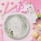 ウィスパー&赤面結婚ズ9インチディナープレート ペーパープレート (パーティー)