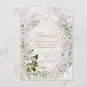 ウィスパー&赤面結婚ズ サンキューカード (正面/裏面)