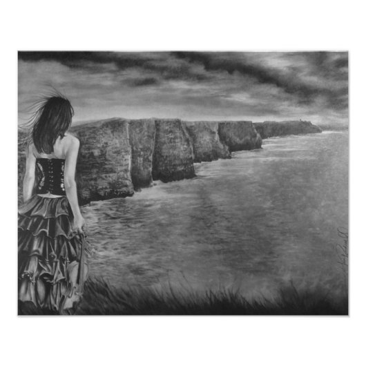 ウィスパー – The Cliffs of Moher by Gary Rudisill フォトプリント (正面)