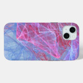 ウィスピーの妖精 – バラとブルーの魅惑的な抽象芸術 Case-Mate iPhoneケース (裏面 (横))