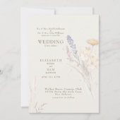 ウィスピーの植物性クリーム両親結婚の 招待状 (正面)