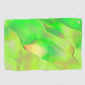 ウィスピーは鮮やかな緑に刻まれた？ ゴルフタオル (横)