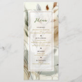 ウィスピーモダングリーンボタニカル結婚ボホのメニュー メニュー (正面)