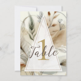 ウィスピーモダングリーンボ結婚ーホのテーブル 招待状