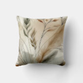 ウィスピーモダングリーンロ結婚タニカル クッション (裏面)