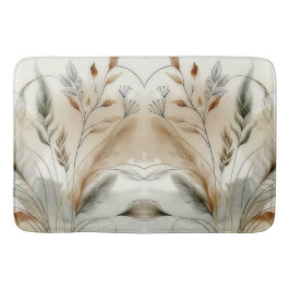 ウィスピーモダングリーンロ結婚タニカル バスマット