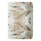 ウィスピーモダングリーンロ結婚タニカル バスマット (正面縦)