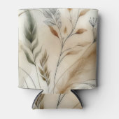 ウィスピーモダングリーンロ結婚タニカル 缶クーラー (正面)