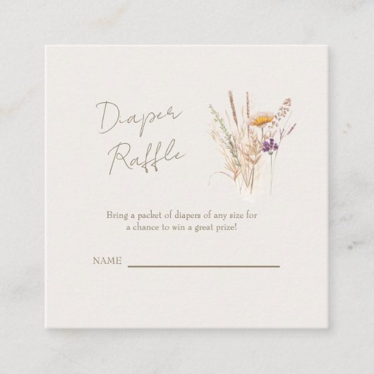 ウィスピー植物性クリームオムツラッフルカード エンクロージャーカード (正面)