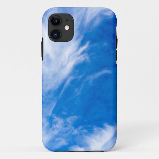 ウィスピー雲 – 青 Case-Mate iPhoneケース (裏面)
