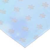 ウィスピー・ブルースの暖かく繊細なユダヤ人の休日スター テーブルクロス (アングル)