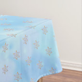 ウィスピー・ブルースの暖かく繊細なユダヤ人の休日スター テーブルクロス (インサイチュ)