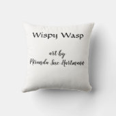 「ウィスピー・ワスプ」 クッション (裏面)
